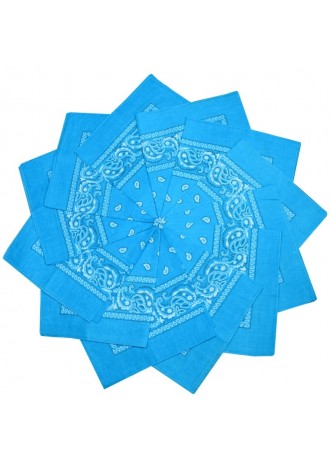 Кърпа за глава бандана Bandana в цвят тюркоаз Кърпа за глава бандана Bandana в цвят тюркоаз
