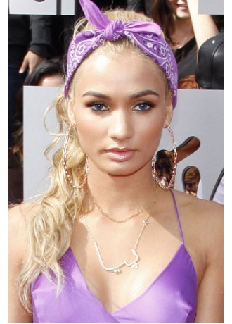 Кърпа за глава бандана Bandana в лилав цвят