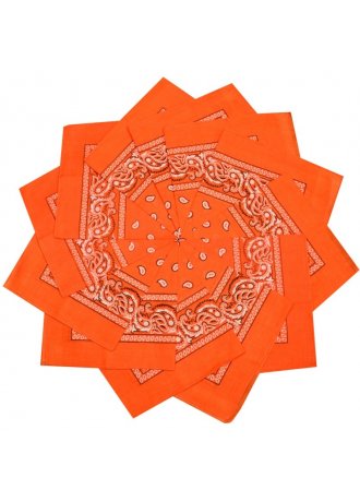 Кърпа за глава бандана Bandana в оранжево Кърпа за глава бандана Bandana в оранжево