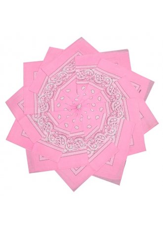 Кърпа за глава бандана Bandana в розово Кърпа за глава бандана Bandana в розово