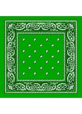 Кърпа за глава бандана Bandana в светлозелено