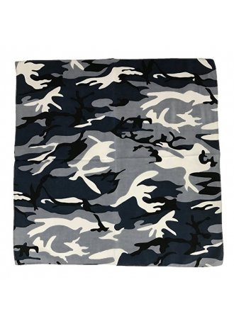 Кърпа за глава бандана Bandana в сив камуфлаж Кърпа за глава бандана Bandana в сив камуфлаж