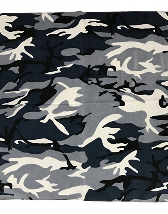 Кърпа за глава бандана Bandana в сив камуфлаж, - Modavel.com Кърпа за глава бандана Bandana в сив камуфлаж, Аксесоари - Modavel.com