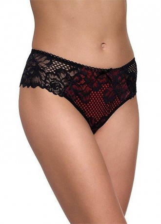 Бикини Figi-202-Czarno-Czerwone-Czarno-Czerwony