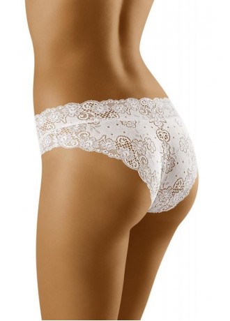 Дантелени бикини в бял цвят ECO-SU